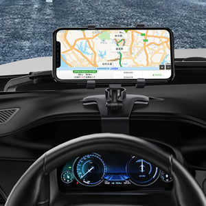 Yesido C101 Universal 360° Rotation Car GPS Dashboard / Sunvisor Mobile Phone Holder Bracket for 5.7-10cm Width Devices