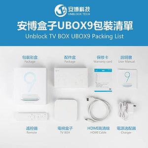 Unblock Tech Overseas Version UBOX9 2022 Real 6K 高清畫質 安博盒子