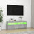 TV Cabinet with LED Lights Concrete Gray 39.4