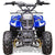 MotoTec Rex 110cc 4-Stroke Kids Gas ATV Blue
