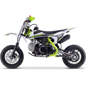 MotoTec X1 110cc 4-Stroke Gas Dirt Bike Green