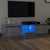 TV Cabinet with LED Lights Concrete Gray 55.1
